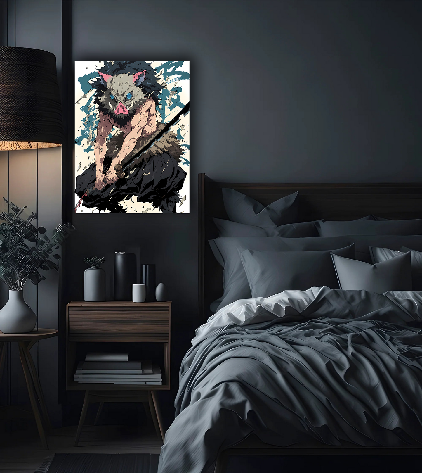 Inosuke Demon Slayer Premium Photo Frame – High Quality Anime Wall Art