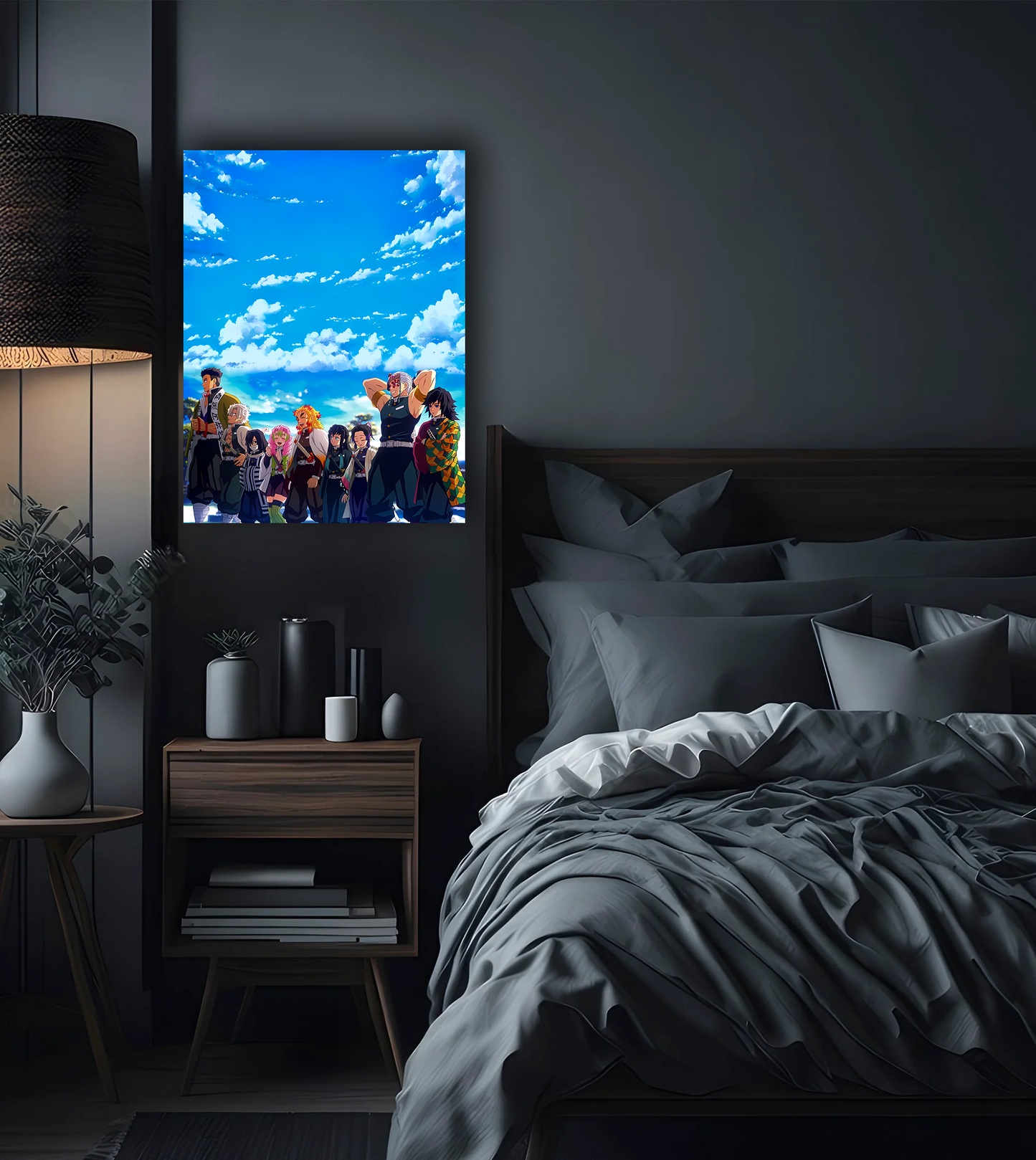 All Hashira Demon Slayer Premium Photo Frame – High Quality Anime Wall Art