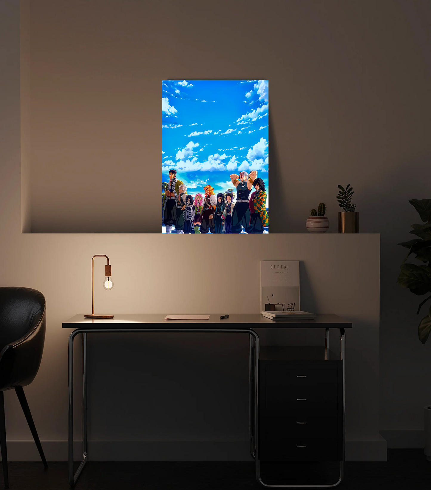 All Hashira Demon Slayer Premium Photo Frame – High Quality Anime Wall Art