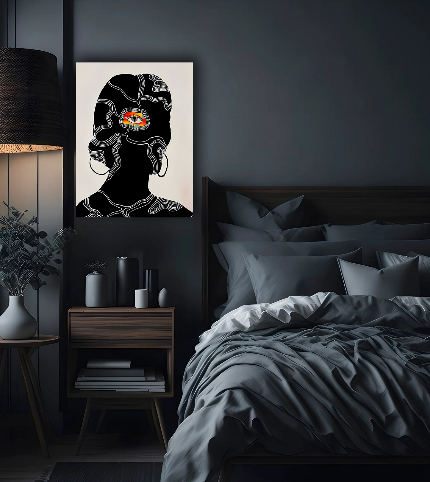 Abstract Women | Premium Decorative Photo Frame for Room – High Quality Wall Art