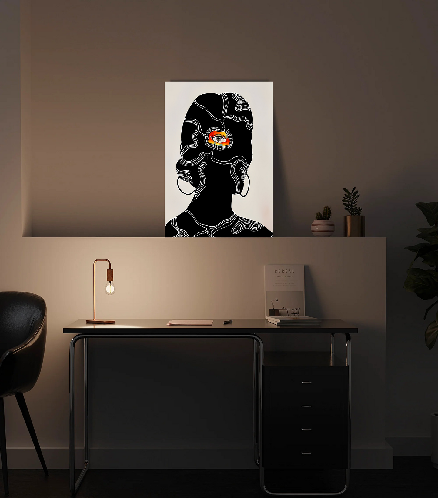 Abstract Women | Premium Decorative Photo Frame for Room – High Quality Wall Art