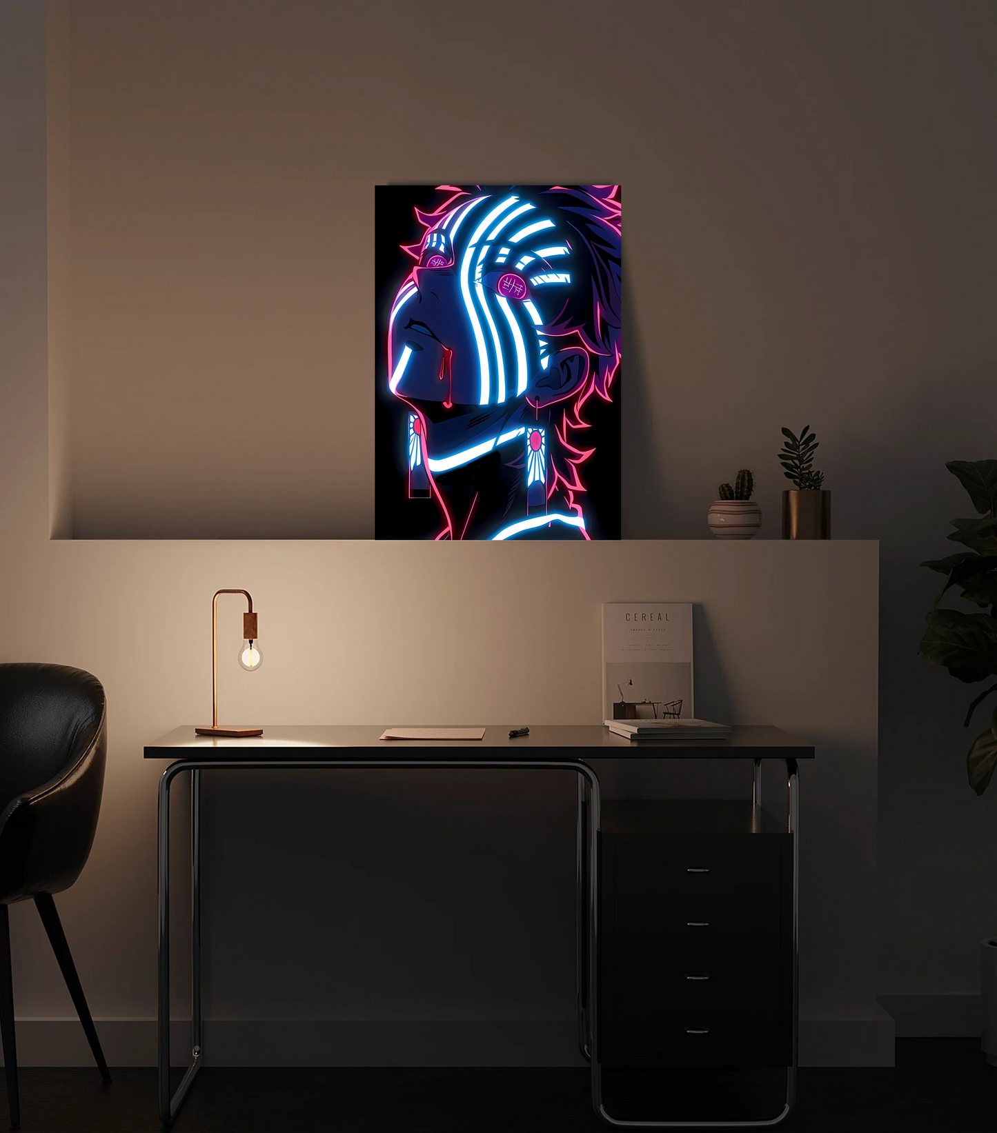 Tanjiro Kamado Demon Slayer Premium Photo Frame – High Quality Anime Wall Art