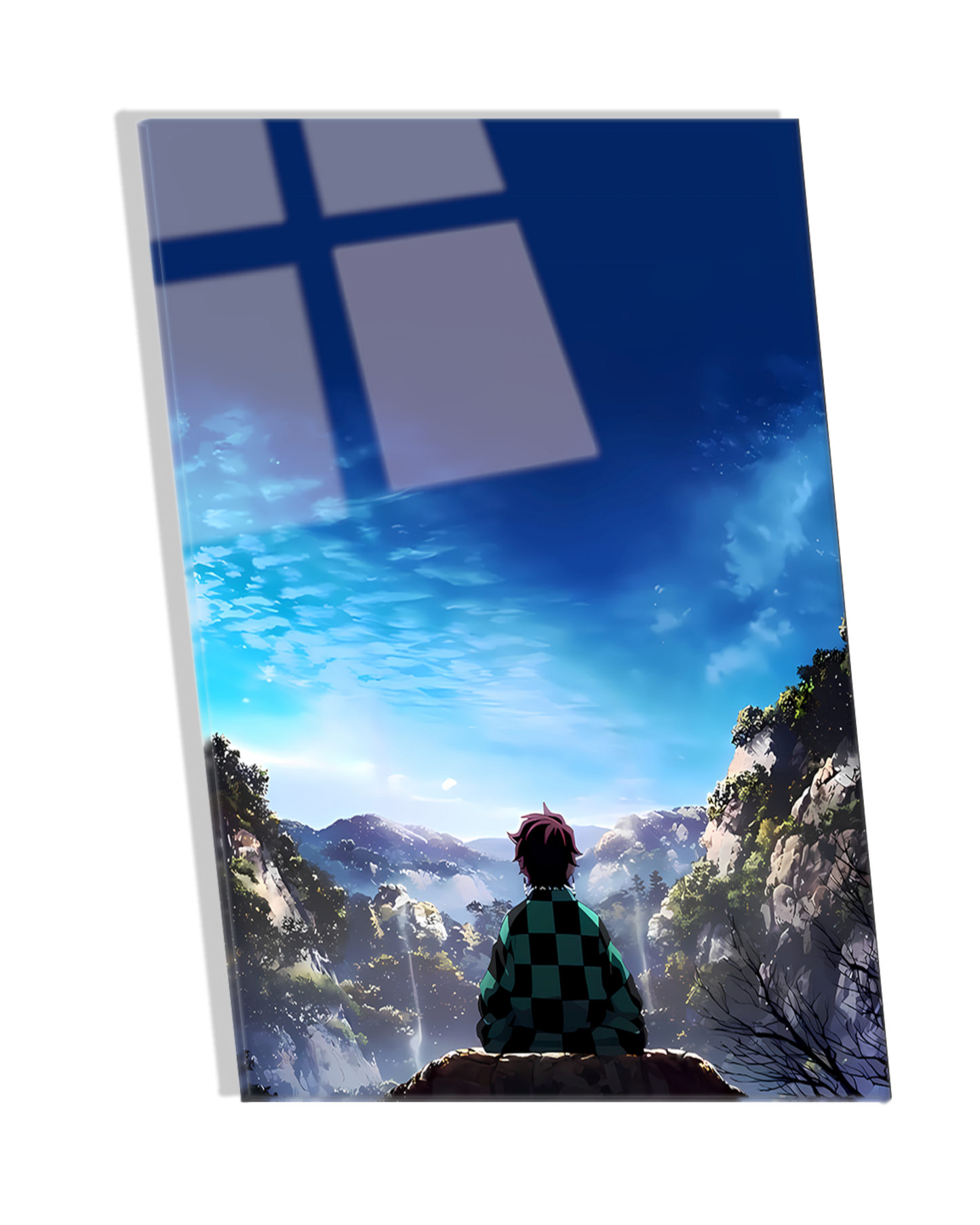 Tanjiro Kamado - Demon Slayer Premium Acrylic Photo Frame Anime Wall art, anime posters, canvas art, anime metallic posters