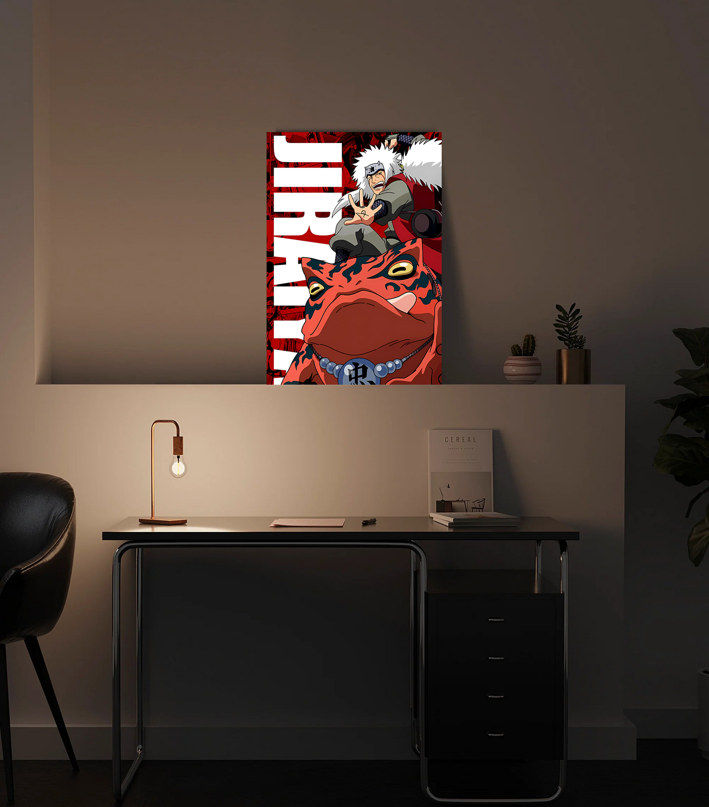 Jiraiya | Naruto Premium Photo Frame – High Quality Anime Wall Art
