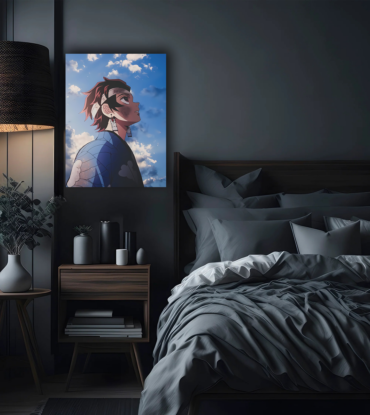 Tanjiro Kamado Demon Slayer Premium Photo Frame –  High Quality Anime Wall Art