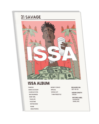 ISSAALBUM 21 SAVAGE PREMIUM PHOTO FRAME