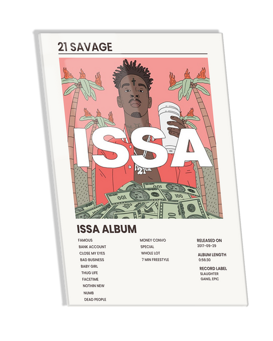 ISSAALBUM 21 SAVAGE PREMIUM PHOTO FRAME