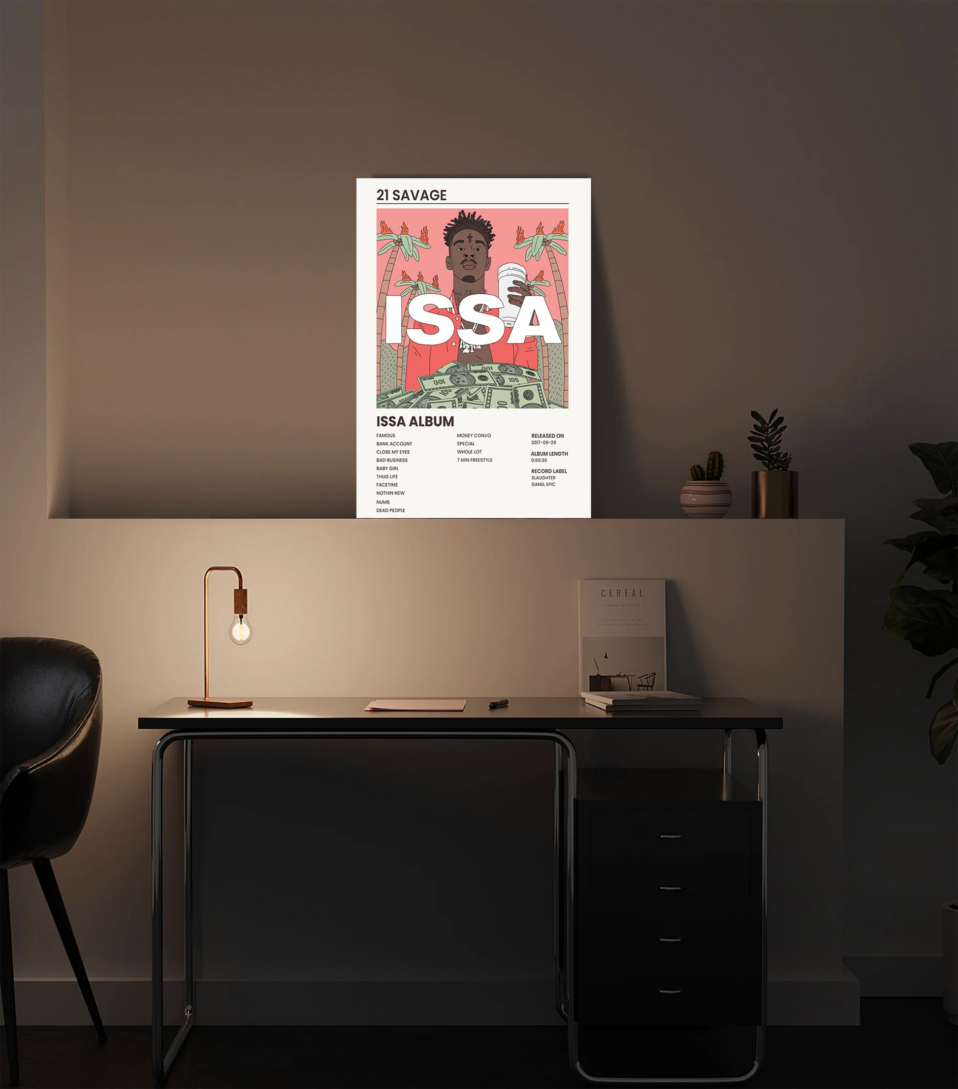 ISSAALBUM 21 SAVAGE PREMIUM PHOTO FRAME