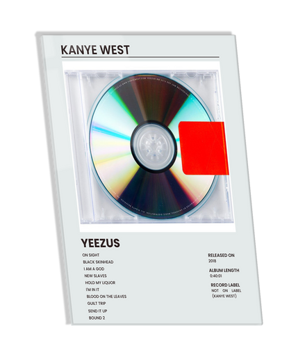 YEEZUS - Kanye West Hip Hop Album Premium Photo Frame –  High Quality Hip Hop Wall Art