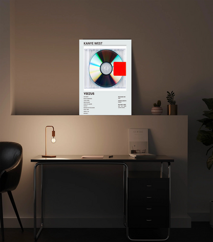 YEEZUS - Kanye West Hip Hop Album Premium Photo Frame –  High Quality Hip Hop Wall Art