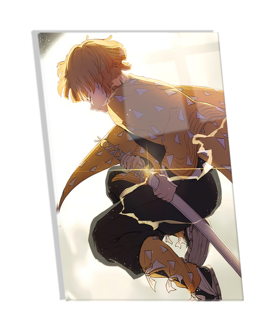 Zenitsu - Demon Slayer Premium  Acrylic Photo Frame Wall art