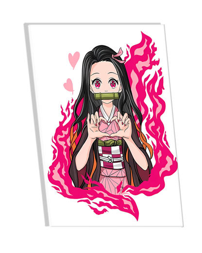 Nezuko Kamado Demon Slayer Premium Photo Frame –  High Quality Anime Wall Art